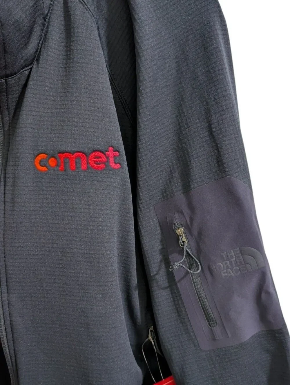 The North Face Mountain Peaks Full Zip Grid Fleece Jacket Navy Blue XL NWT